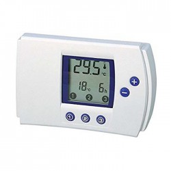 Ηλεκτρονικός Θερμοστάτης Χώρου Μηχανικός Επίτοιχος Λευκός Από 5 ‐ 30C UNIVERSE