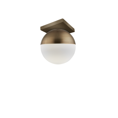 Πλαφονιέρα Με Λευκό Οπάλ Ματ Γυαλί Και Οξυντέ Ανάρτηση E27 Violla VIOKEF 