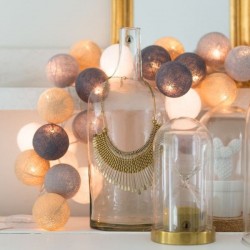 Έτοιμη Διακοσμητική Γιρλάντα Beelights Με Φωτάκια Σε Χρωματισμούς DIMMABLE Gray Sand