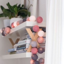 Έτοιμη Διακοσμητική Γιρλάντα Beelights Με Φωτάκια Σε Χρωματισμούς Roses DIMMABLE