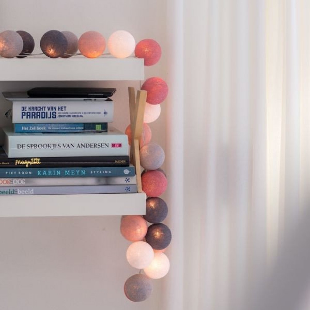 Έτοιμη Διακοσμητική Γιρλάντα Beelights Με Φωτάκια Σε Χρωματισμούς Roses DIMMABLE