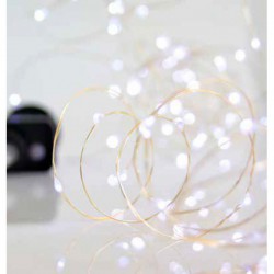 200 Μίνι Led, 6,5V, Ασημί Χαλκός / Θερμό ή Ψυχρό Led Ανά 10κμ