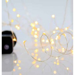 300 Μίνι Led, 6,5V, Ασημί Χαλκός / Θερμό ή Ψυχρό Led Ανά 10κμ