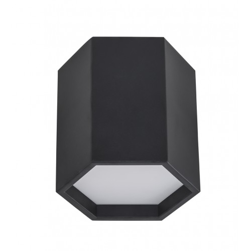 Led Φωτιστικό Οροφής Από Χάλυβα Σε Διάφορα Μεγέθη Και Μαύρο Χρώμα 8W 640Lm 3000K BLEND LUCIDO