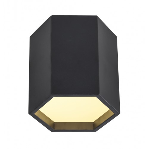 Led Φωτιστικό Οροφής Από Χάλυβα Σε Διάφορα Μεγέθη Και Μαύρο Χρώμα 8W 640Lm 3000K BLEND LUCIDO