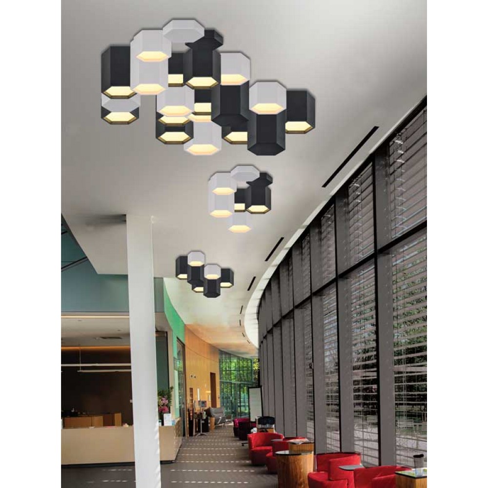 Μη Φωτιζόμενο Διακοσμητικό Από Χάλυβα Σε Διάφορα Μεγέθη Και Λευκό Χρώμα, DARK BLEND LUCIDO