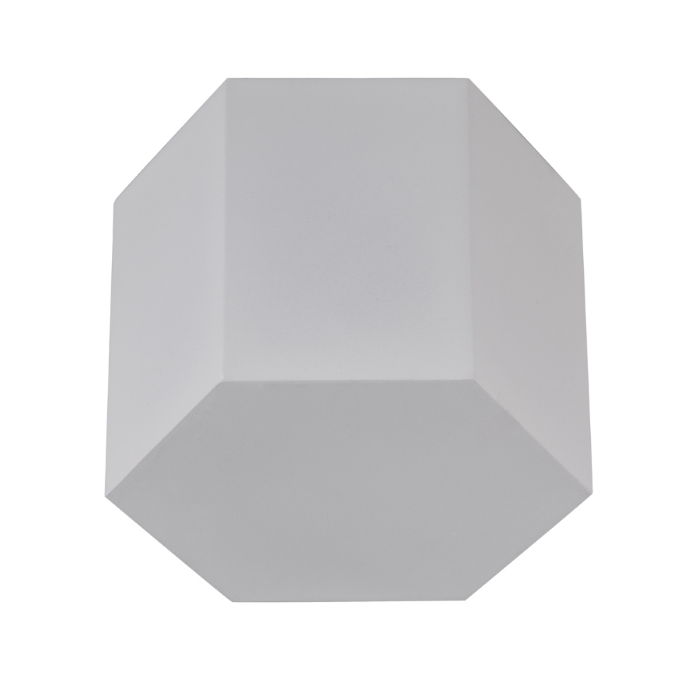 Μη Φωτιζόμενο Διακοσμητικό Από Χάλυβα Σε Διάφορα Μεγέθη Και Λευκό Χρώμα, DARK BLEND LUCIDO