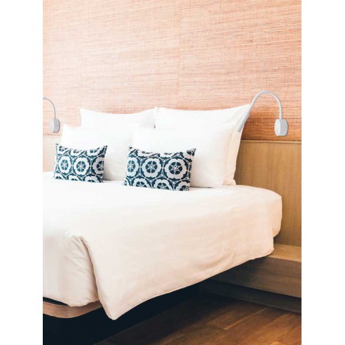 LED Μαύρη Απλίκα Ανάγνωσης Με Σπιράλ Από PVC 3W 240Lm 3000K, FLEXA LUCIDO