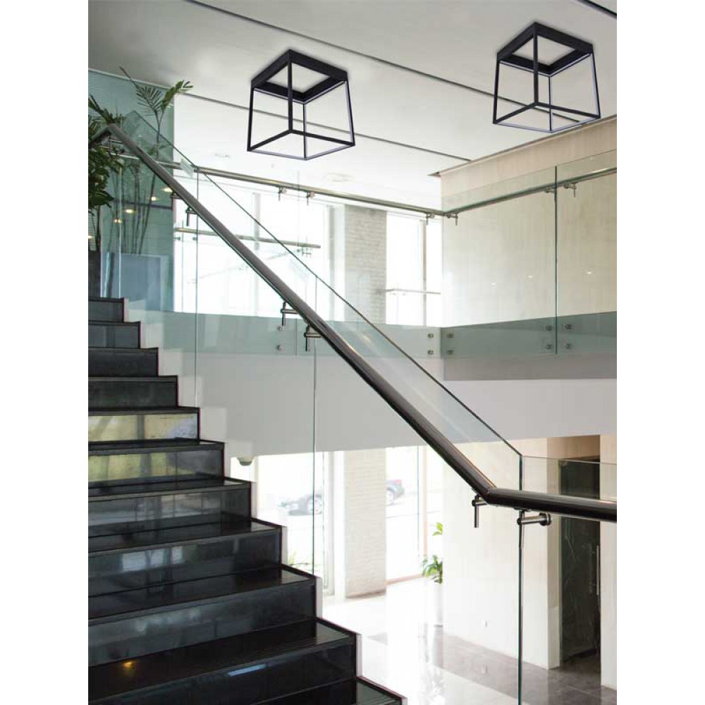 Led Φωτιστικό Οροφής Λευκό Αλουμινίου 100W 10000Lm 3000K, STARK LUCIDO