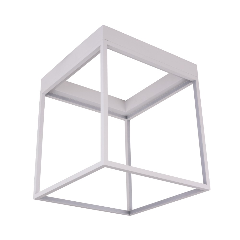 Led Φωτιστικό Οροφής Λευκό Αλουμινίου 100W 10000Lm 3000K, STARK LUCIDO