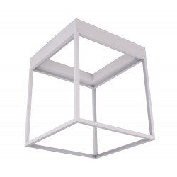 Led Φωτιστικό Οροφής Λευκό Αλουμινίου 100W 10000Lm 3000K, STARK LUCIDO