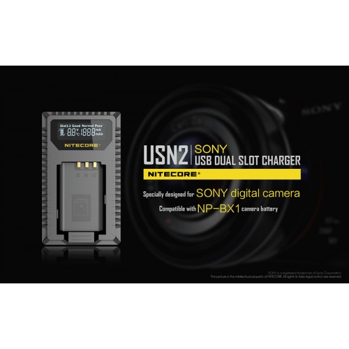 Φορτιστής NITECORE USN2 για SONY