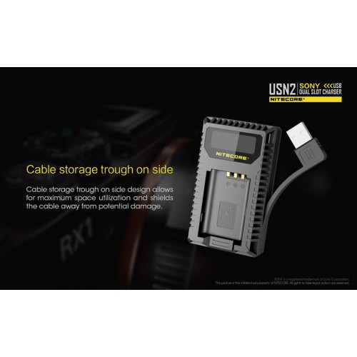 Φορτιστής NITECORE USN2 για SONY