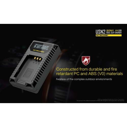Φορτιστής NITECORE USN2 για SONY