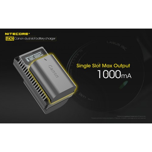 Φορτιστής NITECORE UCN3 PRO για CANON LP-E6N / 1000ma
