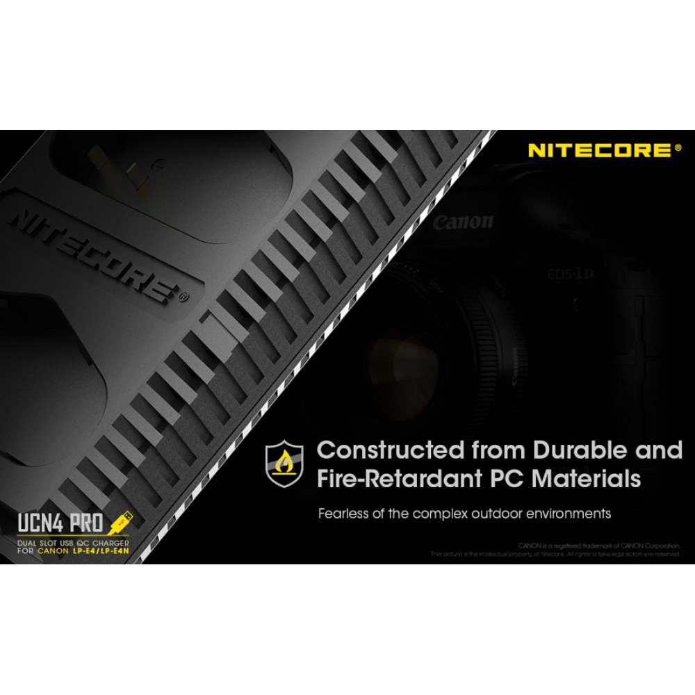 Φορτιστής NITECORE UCN4 PRO για CANON