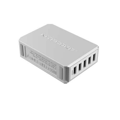 Τροφοδοτικό USB, NITECORE UA55 Desktop Adaptor, 10A/50w High