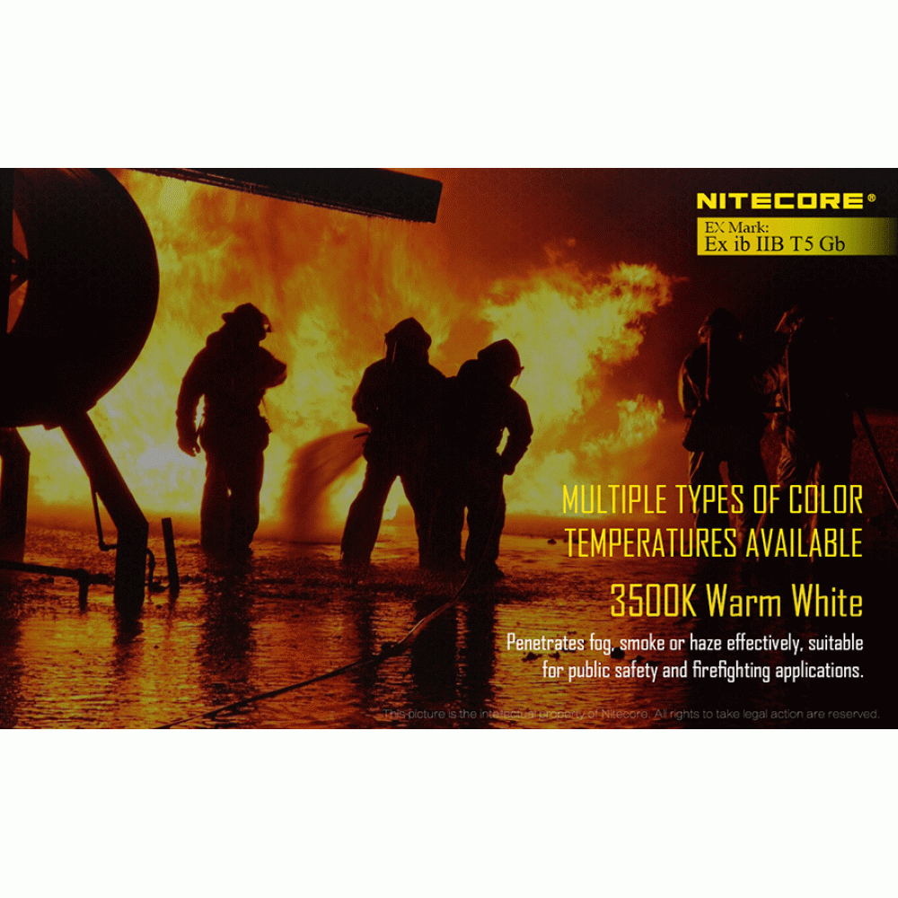 Επαγγελματικός Φακός LED NITECORE EXPLOSION-PROOF EH1, Κεφαλής Αντιεκρηκτικός