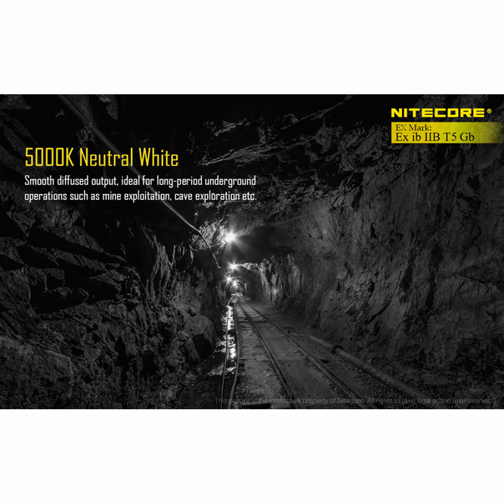 Επαγγελματικός Φακός LED NITECORE EXPLOSION-PROOF EH1, Κεφαλής Αντιεκρηκτικός