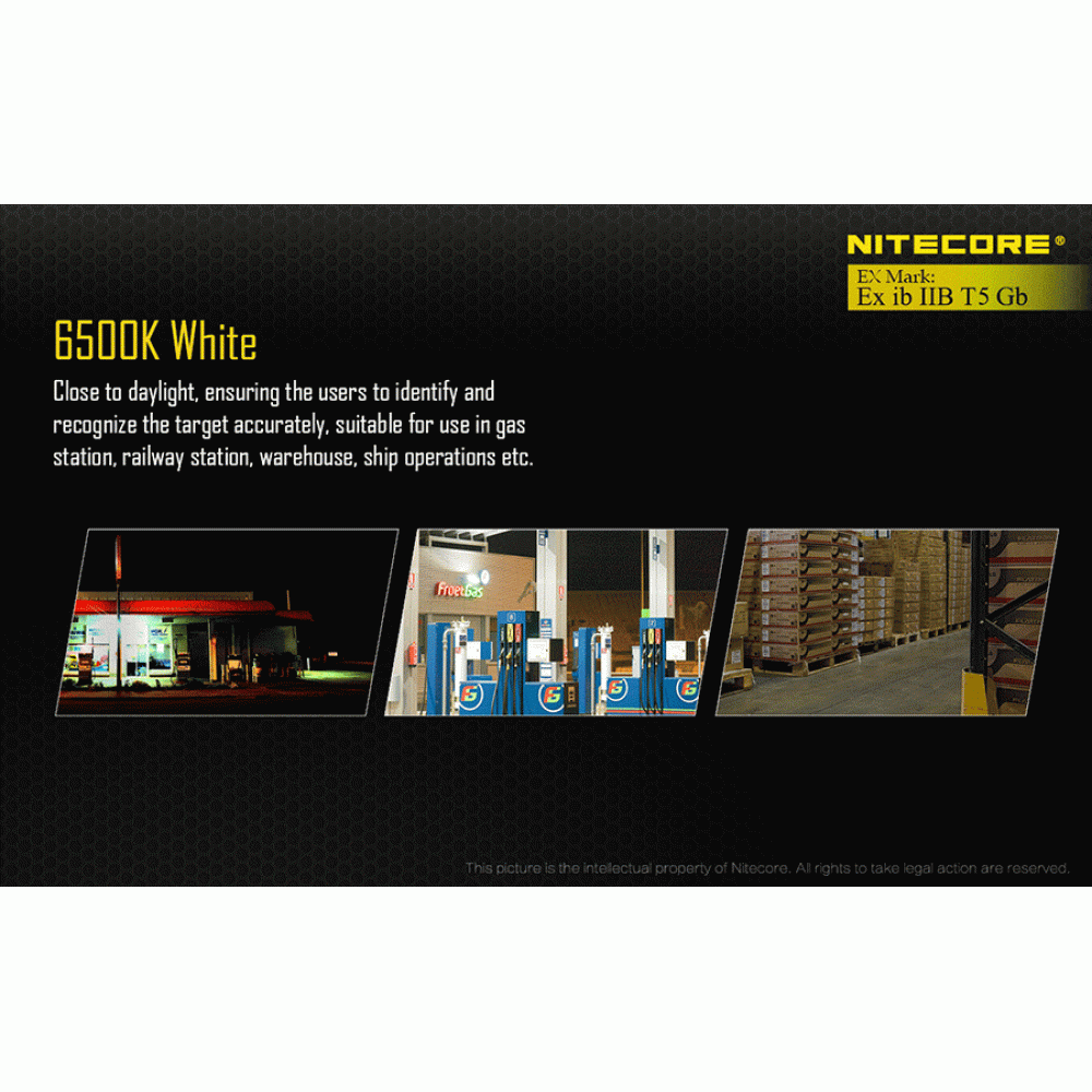 Επαγγελματικός Φακός LED NITECORE EXPLOSION-PROOF EH1, Κεφαλής Αντιεκρηκτικός