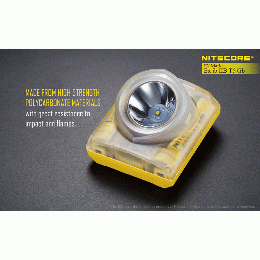 Επαγγελματικός Φακός LED NITECORE EXPLOSION-PROOF EH1, Κεφαλής Αντιεκρηκτικός