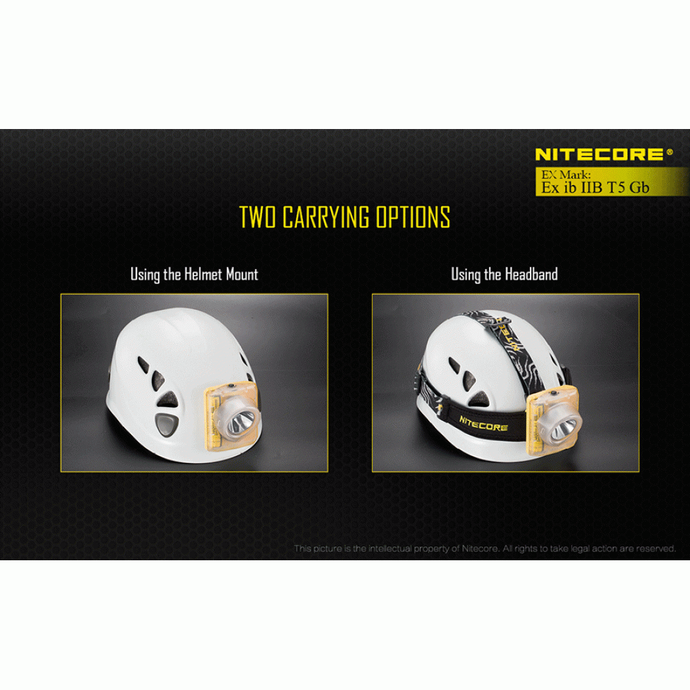 Επαγγελματικός Φακός LED NITECORE EXPLOSION-PROOF EH1, Κεφαλής Αντιεκρηκτικός