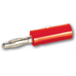 Φις Τύπου Banana Κόκκινο Με Βίδα Και Στερέωση Καλωδίου Διατομής 2,5mm Amarad
