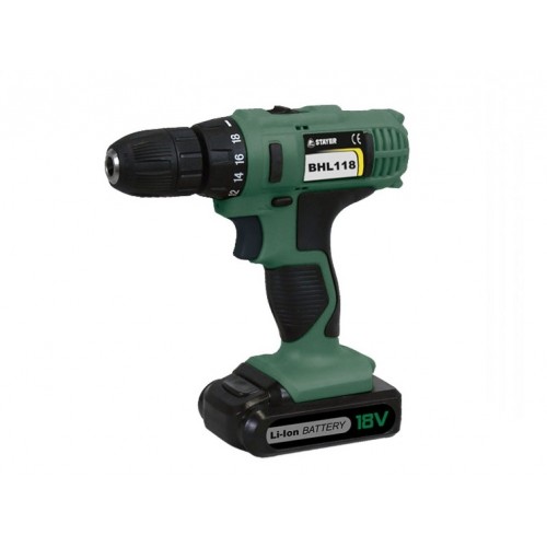 Stayer Δραπανοκατσάβιδο Λιθίου 1.3Ah 18V - BHL118K