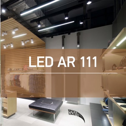 LED Λάμπα AR111 COB 20W 15º 220V + Driver Space Lights