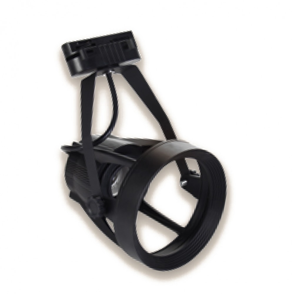 Φωτιστικό Σκάφακι Αλουμινίου Για Ράγα E27 2 Καλωδίων Σε Δύο Χρώματα Space Lights