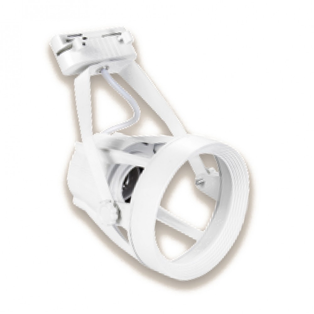 Φωτιστικό Σκάφακι Αλουμινίου Για Ράγα E27 2 Καλωδίων Σε Δύο Χρώματα Space Lights