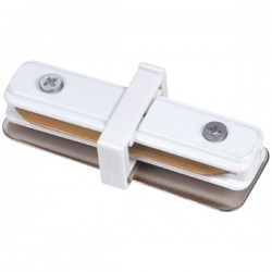 Σύνδεσμος Ευθείας 4-LINE Ράγας Οροφής 2 Καλωδίων Σε Λευκό ή Μαύρο Space Lights