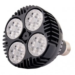 LED Λάμπα PAR30 35W Cree Chip 45º 230V Μαύρη Space Lights