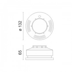 Ανιχνευτής Καπνού Με Ήχο 9V/DC IP20 Spotlight