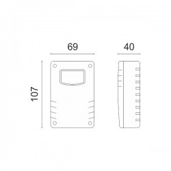 Ανιχνευτής Κίνησης Φωτός (Ημέρας/Νύχτας) Τοίχου Με Χρονοδιακόπτη IP44 Spotlight