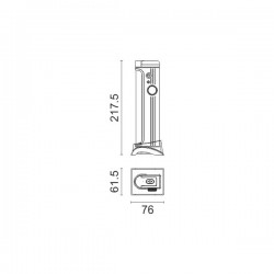 LED SMD Φωτιστικό Ασφαλείας Γραφείου Λευκό 8W Dimmable IP20 Spotlight