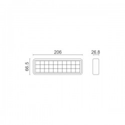 LED SMD Φωτιστικό Ασφαλείας Λευκό 3W  230V IP20 Spotlight