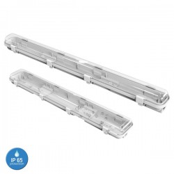 Σκαφάκι Εξωτερικό Αδιάβροχο Για 2 Λάμπες Φθορίου Led 150cm IP65 Spotlight