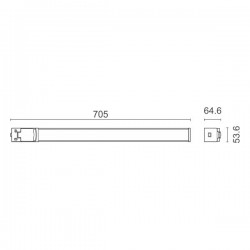 LED Φωτιστικό Πάγκου 10W Με Πρίζα Και Διακόπτη IP44 Spotlight