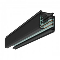 Τριφασική Ράγα Οροφής 4 Καλωδίων 1 Μέτρο Μαύρο Spotlight