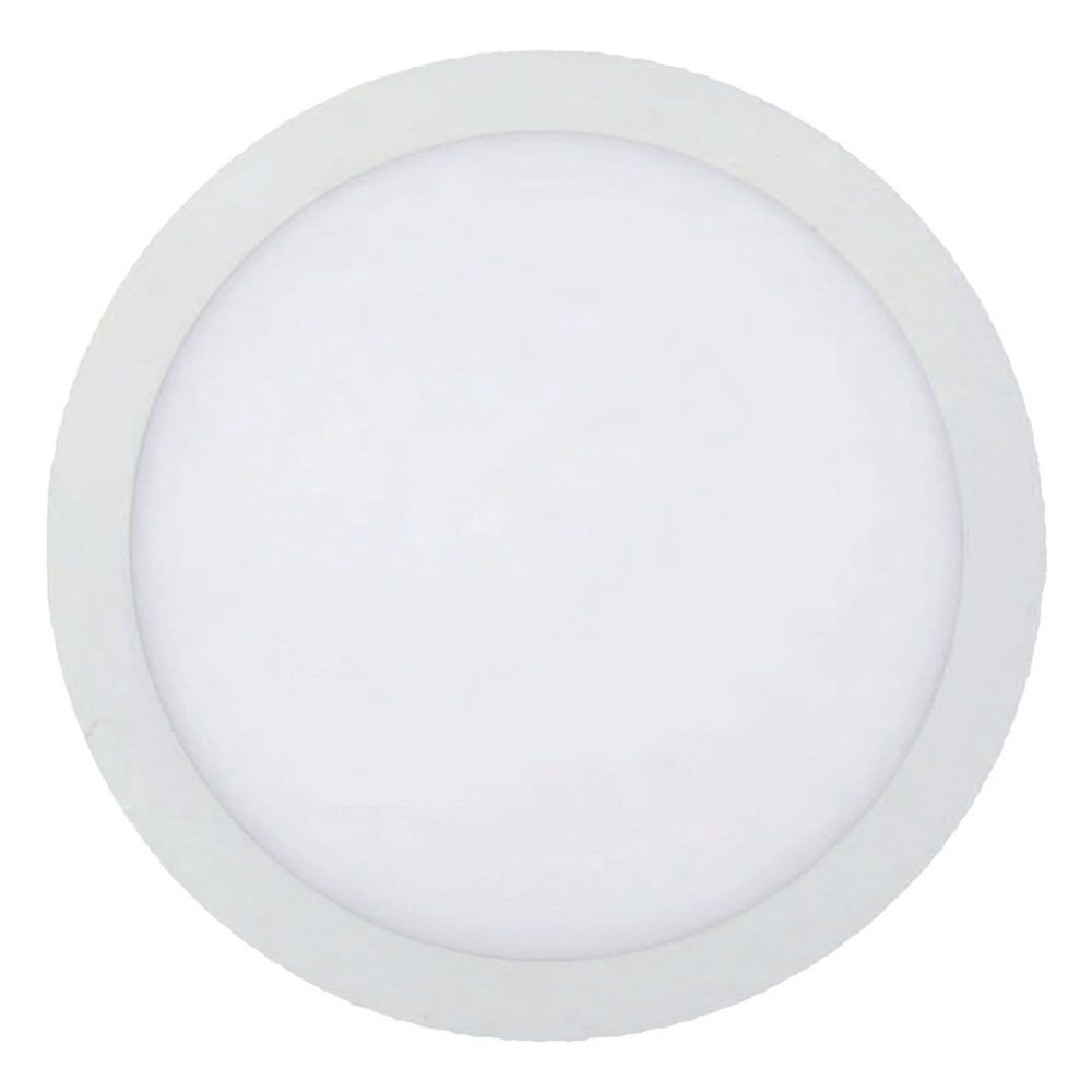 Στρογγυλό LED Panel Slim Downlight 12W SMD Λευκό Σώμα SpotLight