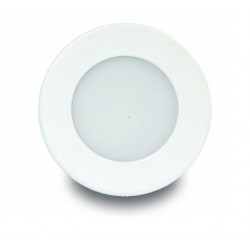 Στρογγυλό LED Panel Slim Downlight 3W SMD Λευκό Σώμα SpotLight