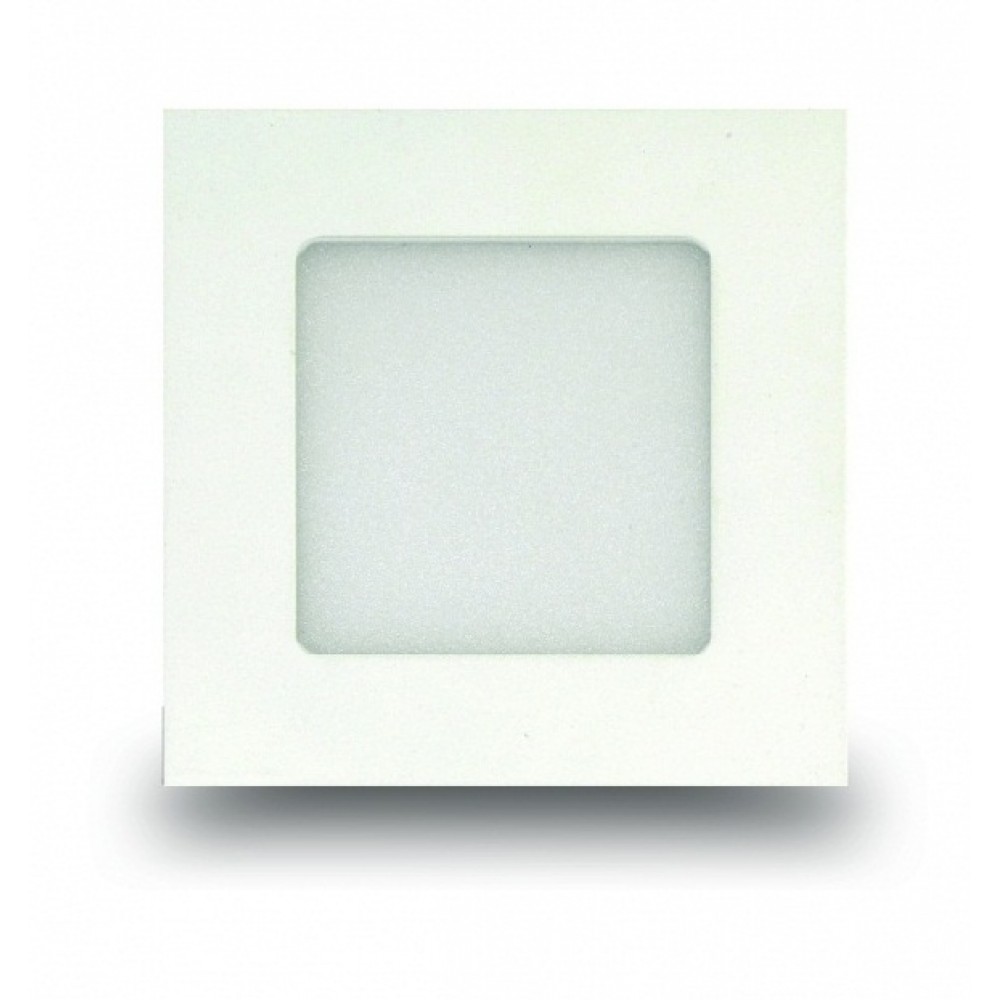 Τετράγωνο LED Panel Slim Downlight 6W SMD SpotLight