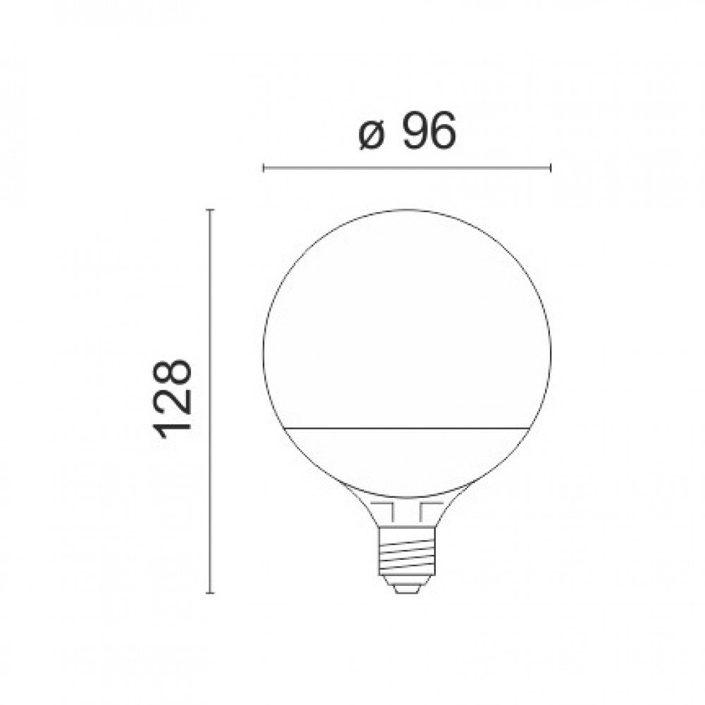 LED Λάμπα E27 12W Globolux G95 Spotlight