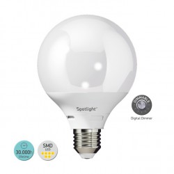 LED SMD Λάμπα Από Πλαστικό E27 G95 Μπάλα 12W 180° 230V Dimmable Spotlight