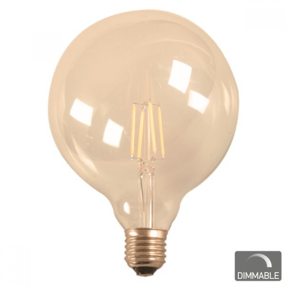 LED Λάμπα Filament G95 Ε27 7W 230V Dimmable SpotLight