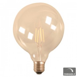 LED Λάμπα Filament G95 Ε27 7W 230V Dimmable SpotLight
