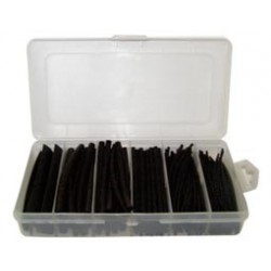 Σετ Θερμοσυστελλόμενα Σε Κασετίνα 10cm x 170τμχ Μαύρο TOP ELECTRONIC