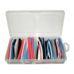 Σετ Θερμοσυστελλόμενα Σε Κασετίνα 10cm x 160τμχ Χρωματιστά TOP ELECTRONIC