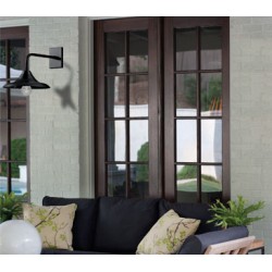 Φωτιστικό Μεταλλική Απλίκα Με Καπέλο Σε Μαύρο Χρώμα Matta Ε27 IP23 VIOKEF